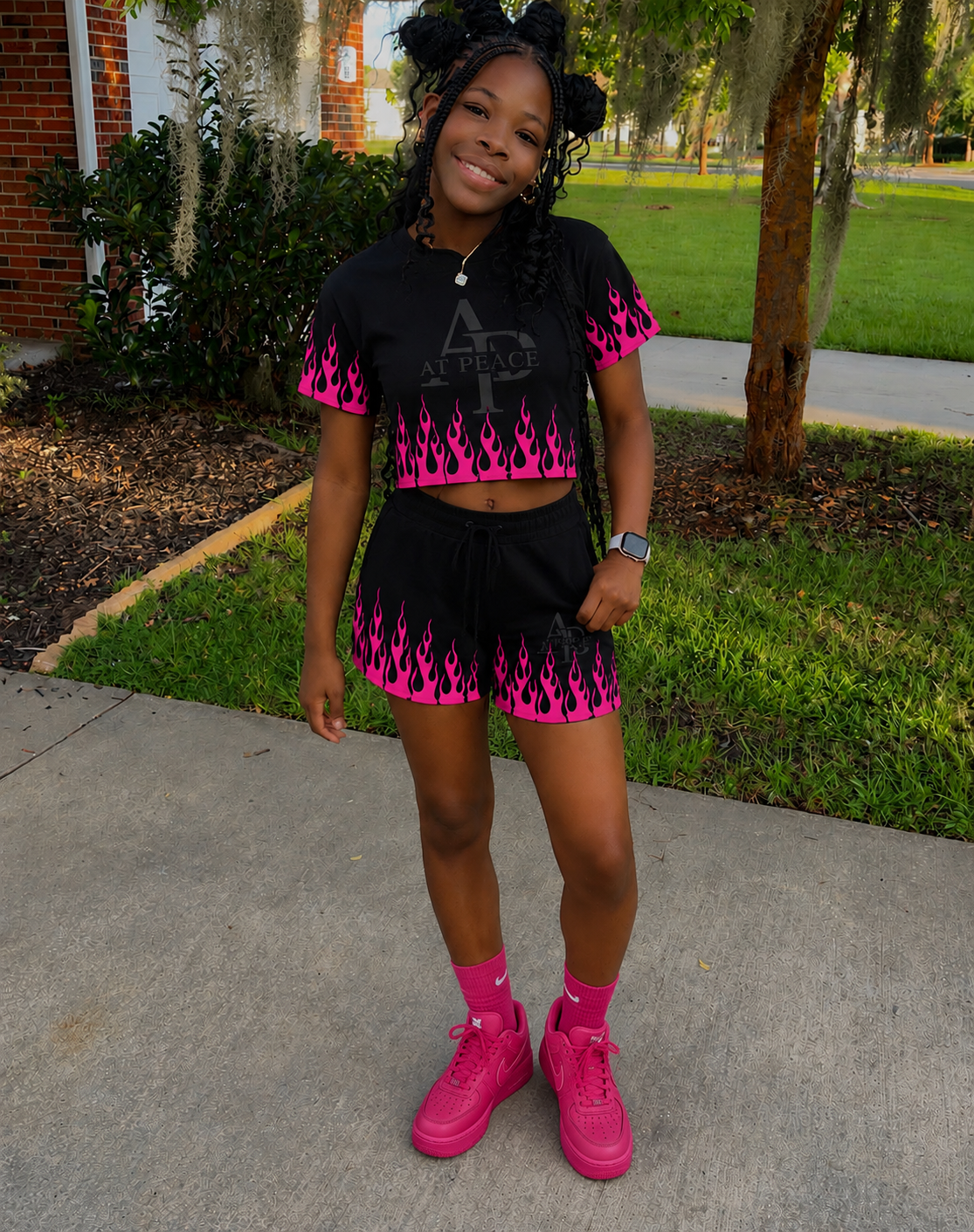 Black and pink set